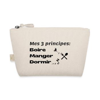 Mes 3 principes: Boire, manger, dormir - Trousse biologique - nature - Devant