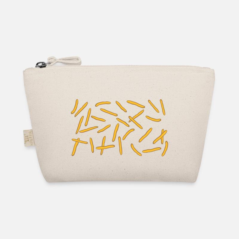 French Fries Rain Pattern Organic Pouch