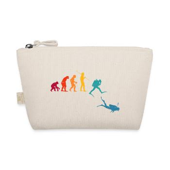 Evolution Graphic Diver Diving Scuba Diver Apnoe S - Bio-Täschchen - Natur - Vorne