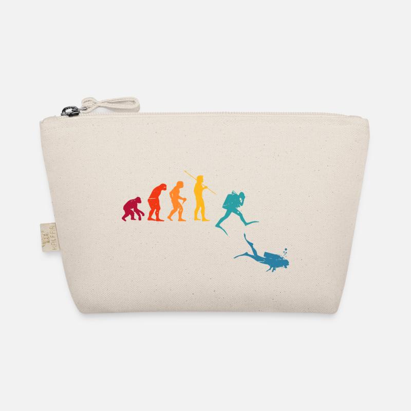 Evolution Graphic Diver Diving Scuba Diver Apnoe S Bio-Täschchen
