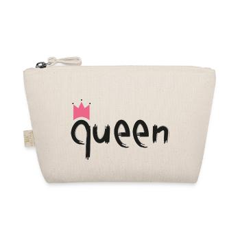 queen - Königin - Bio-Täschchen - Natur - Vorne