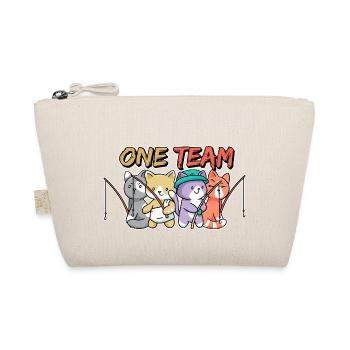 team family cat fishing work colleagues angler - Organic Pouch - nature - Front