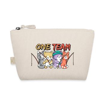 team family cat fishing dog sport birthday - Organic Pouch - nature - Front