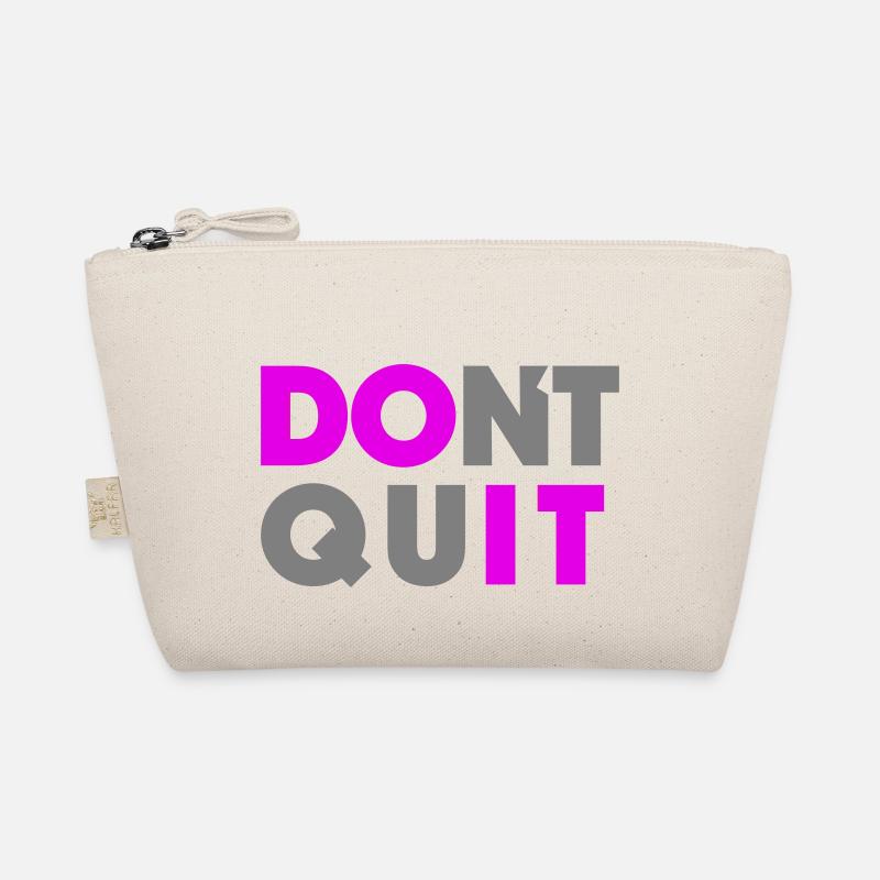 Do it Dont Quit - Bio-Täschchen - Natur