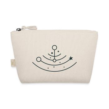 BOHO stars and moons in half circle orbits - Organic Pouch - nature - Front