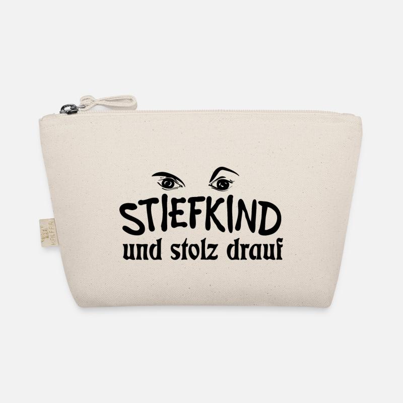 Stiefkind und stolz drauf - Bio-Täschchen - Natur