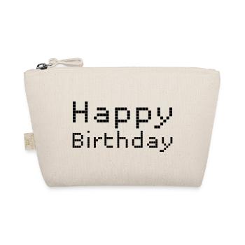 Happy Birthday Greetings - Organic Pouch - nature - Front