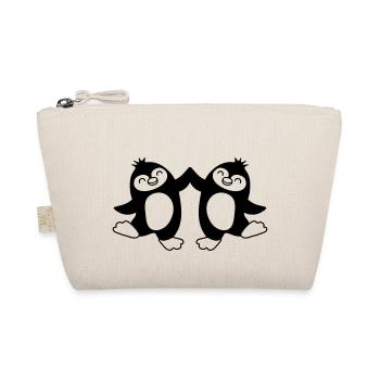 Welcome Penguins High Five - Organic Pouch - nature - Front