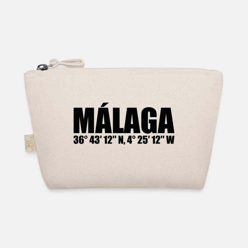 Malaga Coordinates Organic Pouch