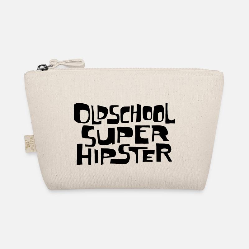 Oldschool Super Hipster Bio-Täschchen