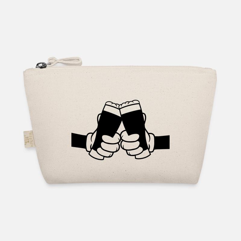 Comic 2 Freunde Biergläser Bio-Täschchen