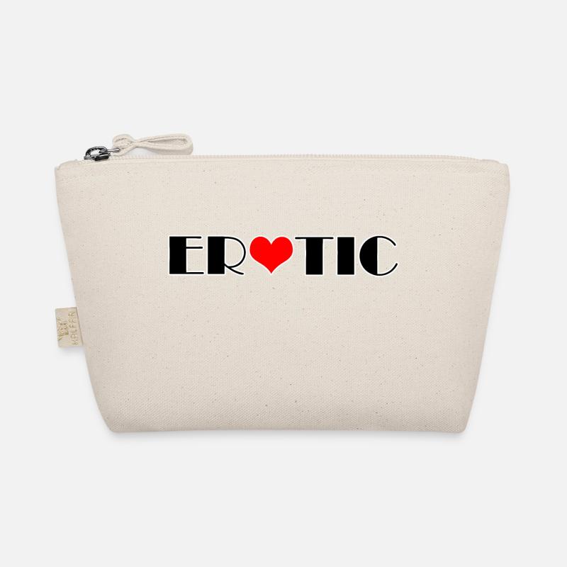 Texterotik mit Herzform Bio-Täschchen