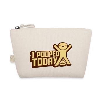 I pooped today quote - Organic Pouch - nature - Front