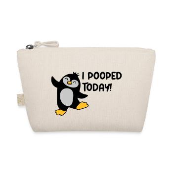 I pooped today Penguin - Organic Pouch - nature - Front