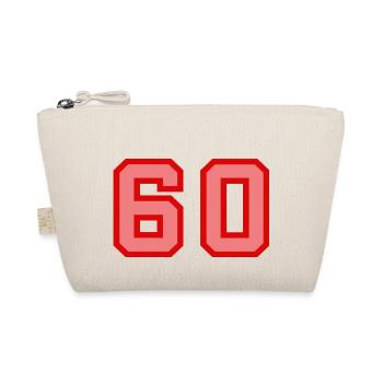Cool Retro Retrostyle Numéro de maillot numéro de dos - Trousse biologique - nature - Devant