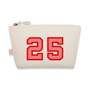 Cool Retro Retrostyle Jersey Number Back Number - Organic Pouch - nature - Front