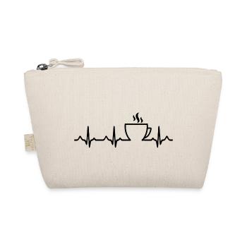 Coffee heartbeat - Organic Pouch - nature - Front