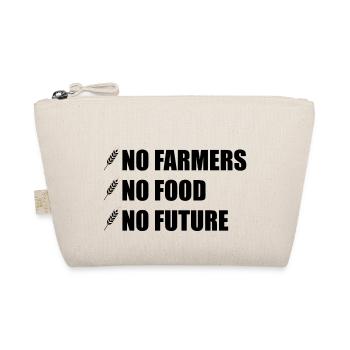 No Farmers No Food Landwirt Demonstration Demo - Bio-Täschchen - Natur - Vorne