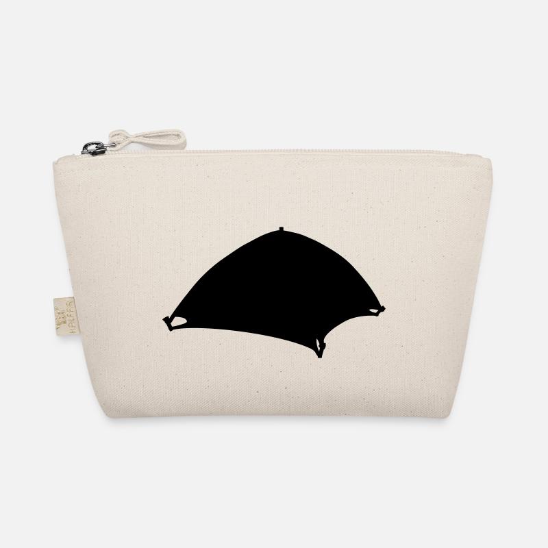 Silhouette Camping Tent Design Organic Pouch