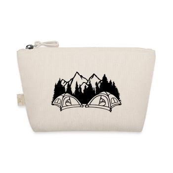 Mountain campers live outside - Organic Pouch - nature - Front