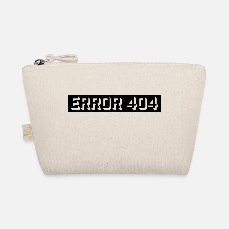 404 Error Computer Message Organic Pouch
