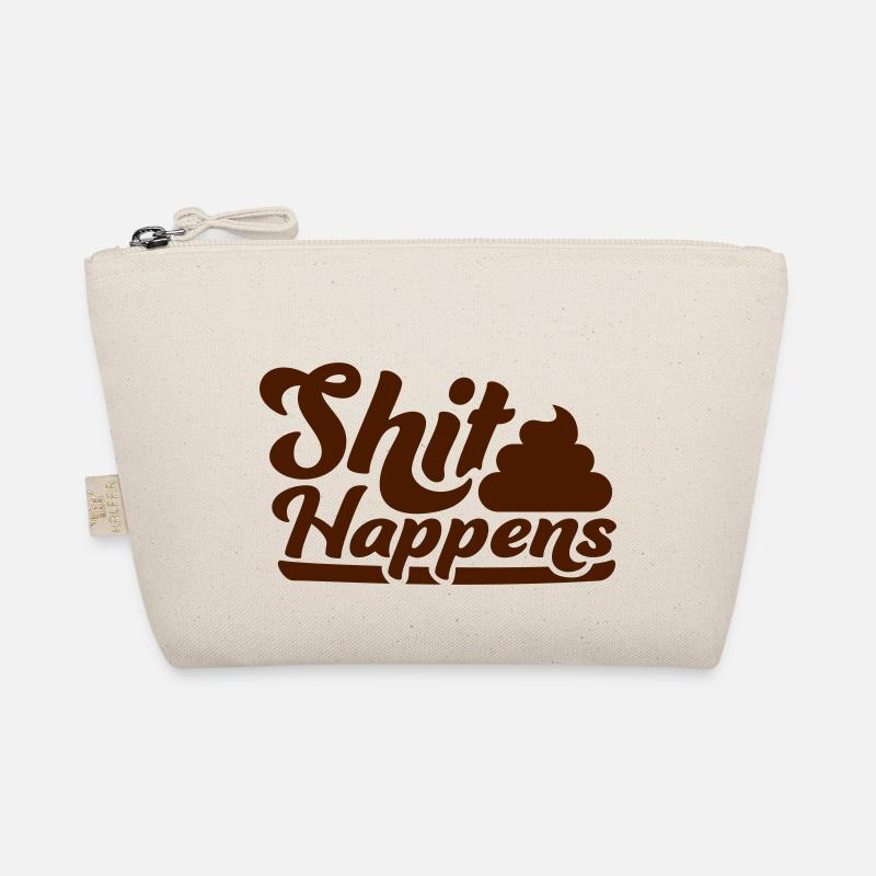 Feces pile shit happens Organic Pouch