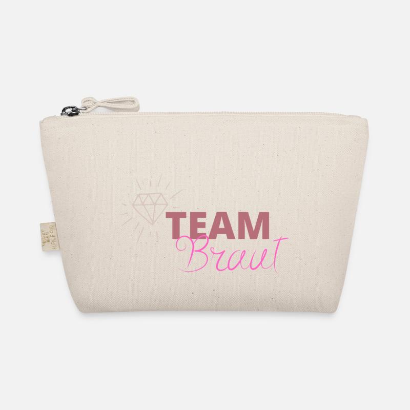 Team Braut - Bio-Täschchen - Natur