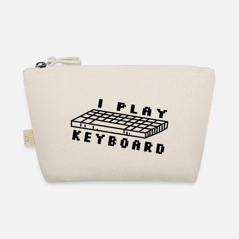 I Play The Keyboard Programmer Software Developer - Bio-Täschchen - Natur