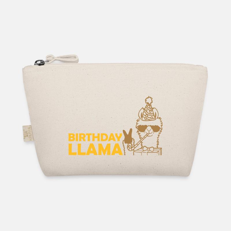 Cool Anniversaire Llama Lunettes de soleil Trousse biologique