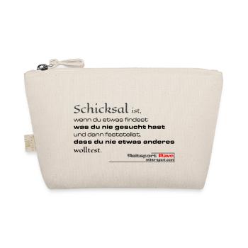 Schicksal ist wenn du etwas findest...... - Bio-Täschchen - Natur - Vorne