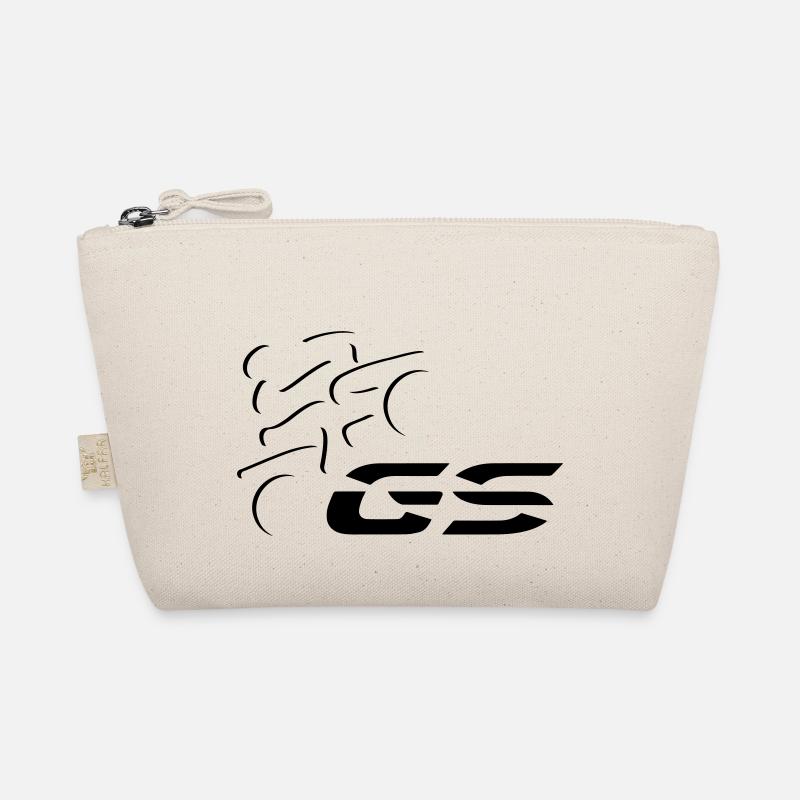 Logo GS-Fahrer Nr. 6 | black - Bio-Täschchen - Natur