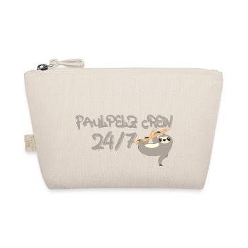 Faulpelz Crew 24/7 - Bio-Täschchen - Natur - Vorne