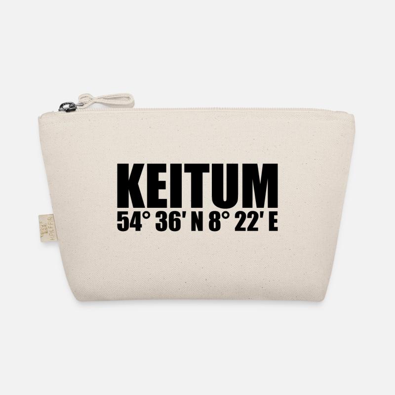 Keitum Koordinaten - Bio-Täschchen - Natur