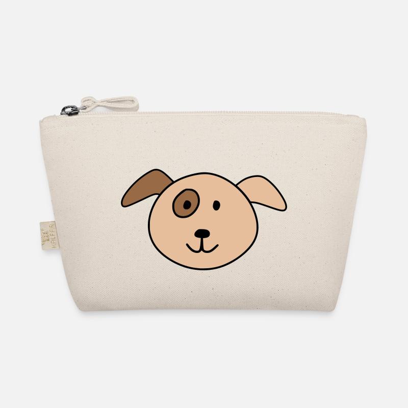 Cute dog - Organic Pouch - nature