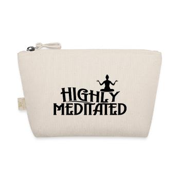 Highly Meditated Meditating Meditation Relaxation - Bio-Täschchen - Natur - Vorne