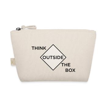 OUTSIDE THE BOX | THINKING | DIFFERENT | CHANGE - Organic Pouch - nature - Front
