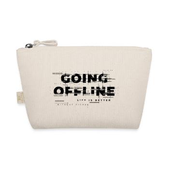Mobile phone addiction Smartphone addiction Nomophobia Wi-Fi Signal - Organic Pouch - nature - Front