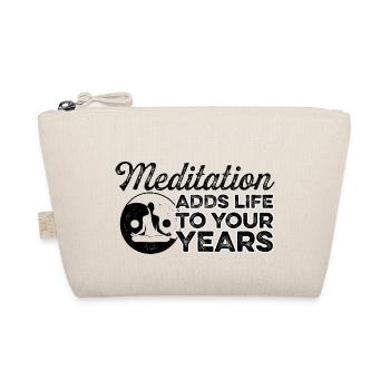 Meditation Zone Meditating Meditation Relaxation N - Bio-Täschchen - Natur - Vorne
