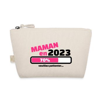 maman en 2023 veuillez patienter - Trousse biologique - nature - Devant