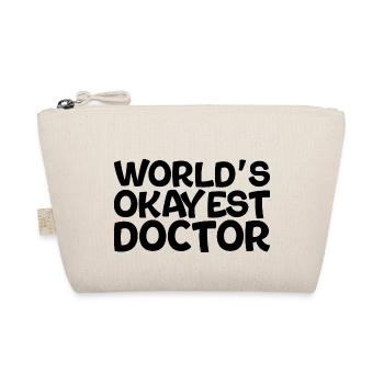 World's Okayest Doctor - Bio-Täschchen - Natur - Vorne
