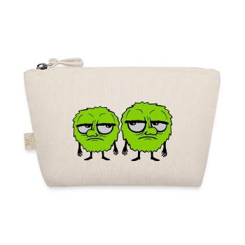 2 Monsters Roll Eyes - Organic Pouch - nature - Front