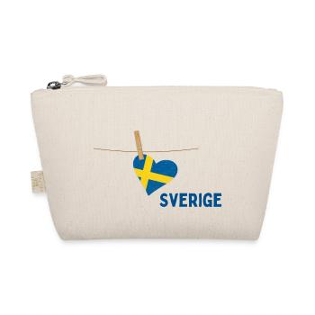 Herz Sverige - Bio-Täschchen - Natur - Vorne