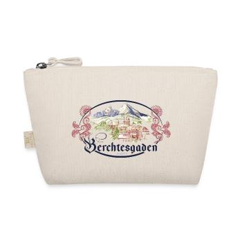 Berchtesgaden Watzmann Vintage Retro Design - Bio-Täschchen - Natur - Vorne