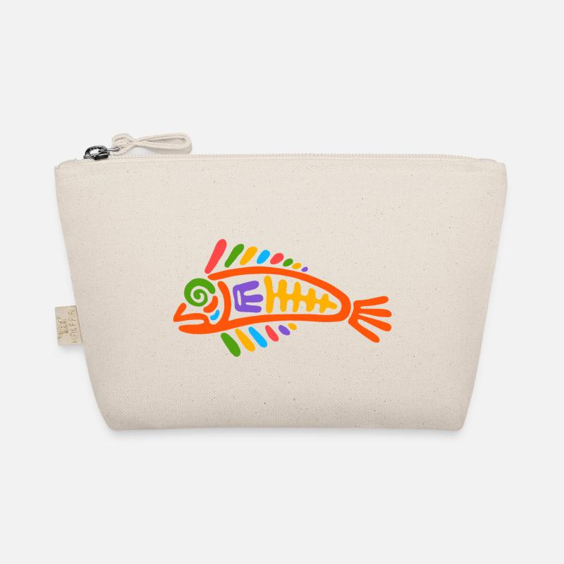 Kultur der Inkas, Fisch - Bio-Täschchen - Natur