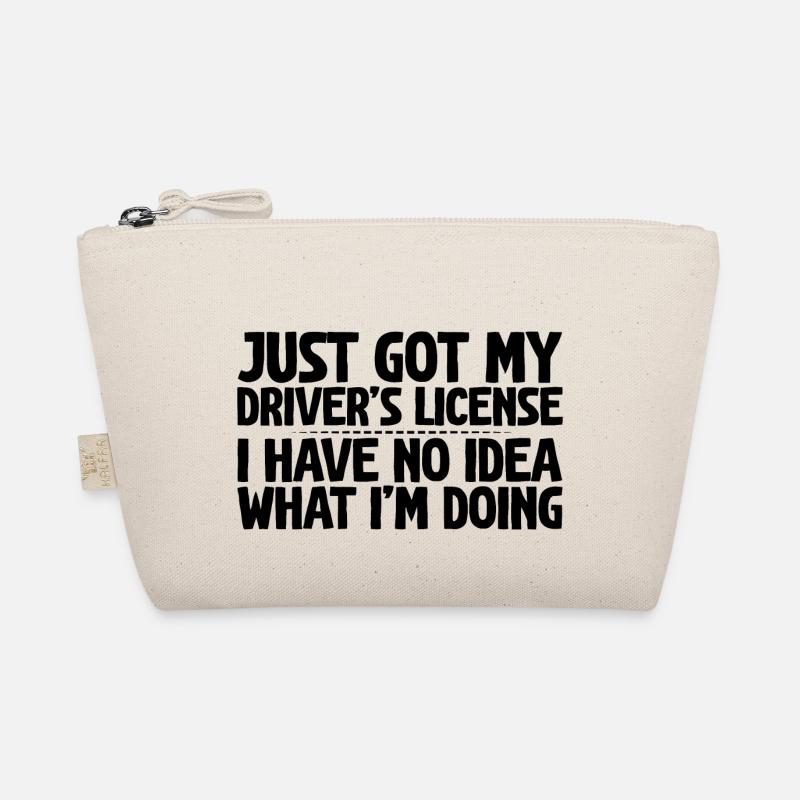 Just Got My Driver's License - Bio-Täschchen - Natur
