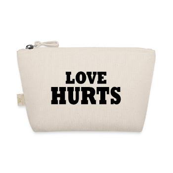 Love hurts - Organic Pouch - nature - Front