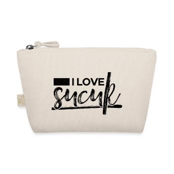 I Love Sucuk Türkische Wurst Knoblauch Lecker Food - Bio-Täschchen - Natur - Vorne