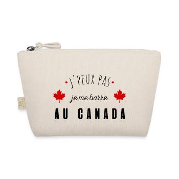 Je peux pas je me barre au canada - Trousse biologique - nature - Devant