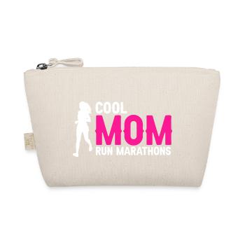 Cool Mom Run Marathons Awesome Runner For MOMS - Bio-Täschchen - Natur - Vorne