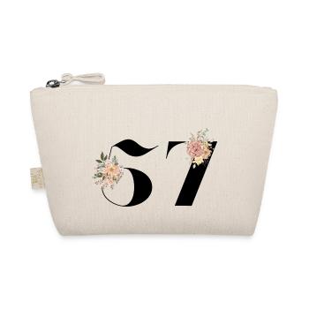 57th Anniversary Flowers (Gift of 57 years) - Organic Pouch - nature - Front